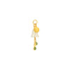 TOMEI Nephrite Bell Charm, Yellow Gold 999