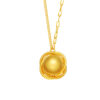 TOMEI Golden Ball Blossom Necklace, Yellow Gold 999 (5D)