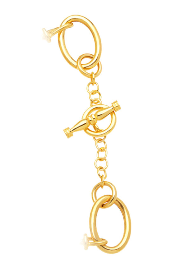 TOMEI Oval Linked Bracelet, Yellow Gold 916