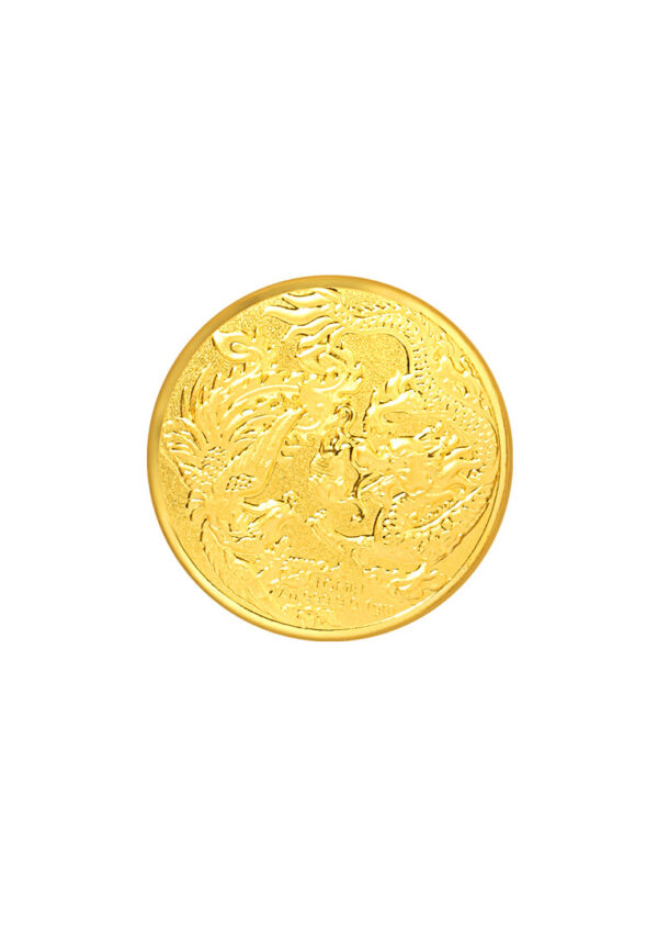 TOMEI Happy Wedding Gold Wafer 0.1G, Yellow Gold 9999