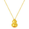 TOMEI Antique Gold Series Gourd Necklace, Yellow Gold 999