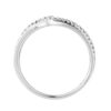 TOMEI Glamour Fashion Diamond Ring, White Gold 750 (18K) (HK0619)