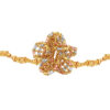 TOMEI Lusso Italia Tri-Tone Floral Bracelet, Yellow Gold 916
