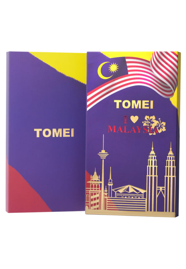 TOMEI I Love Malaysia Gold Wafer 0.1G, Yellow Gold 9999