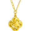 TOMEI Butterfly Necklace, Yellow Gold 999