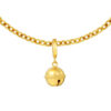 TOMEI Bell Charm, Yellow Gold 916