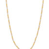 TOMEI Lusso Italia, Tri-Tone Ball Necklace, Yellow Gold 916