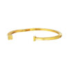 TOMEI Five-Blessings Bangle,Yellow Gold 916