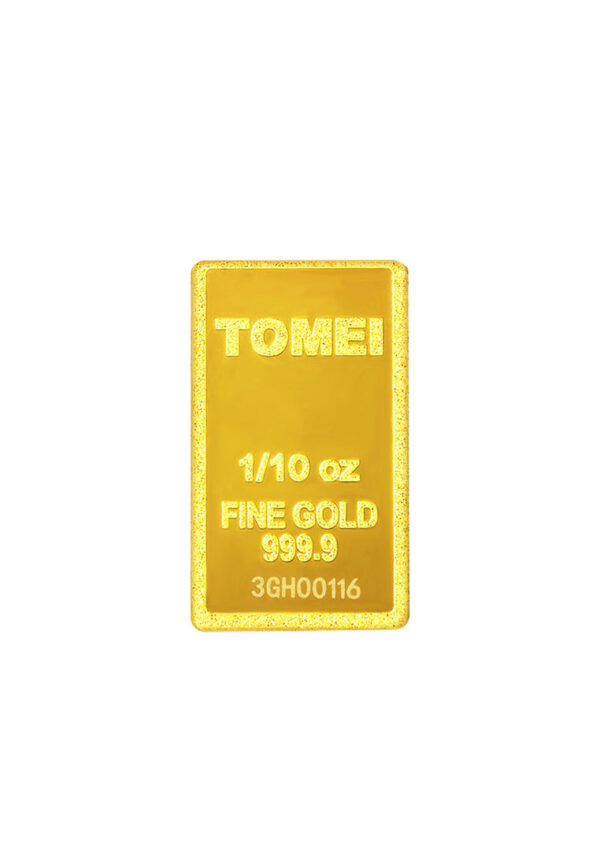 TOMEI Hornbill Gold Bar 3.11G Pink Card | Fine Gold 9999