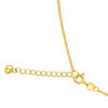 TOMEI Lusso Italia Smiley Sign Necklace, Yellow Gold 916