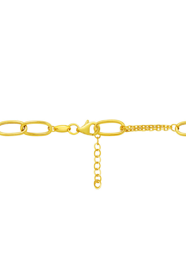 TOMEI Lusso Italia Love-Charm Bracelet, Yellow Gold 916