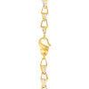 TOMEI Dual-Tone Triangle Bracelet, Yellow Gold 916