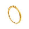 TOMEI Five-Blessings Bangle,Yellow Gold 916