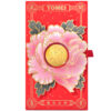 TOMEI 2026 Red Packet Hua Kai Fu Gui Gold Wafer 0.2G, Yellow Gold 9999
