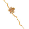 TOMEI Lusso Italia Tri-Tone Floral Bracelet, Yellow Gold 916
