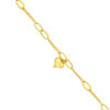 TOMEI Lusso Italia Love-Charm Bracelet, Yellow Gold 916