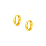 TOMEI Lusso Italia Loop Earrings, Yellow Gold 916