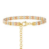 TOMEI Lusso Italia Tri-Tone Layered Bangle, Yellow Gold 916