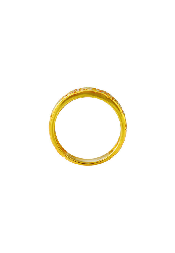 TOMEI Longevity Ring,Yellow Gold 916