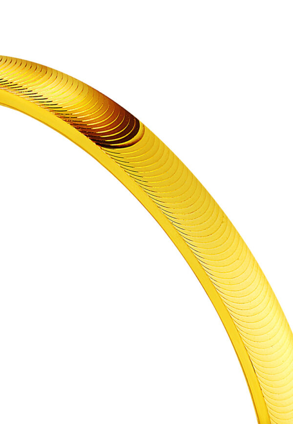 TOMEI Cat Eye Bangle, Yellow Gold 916