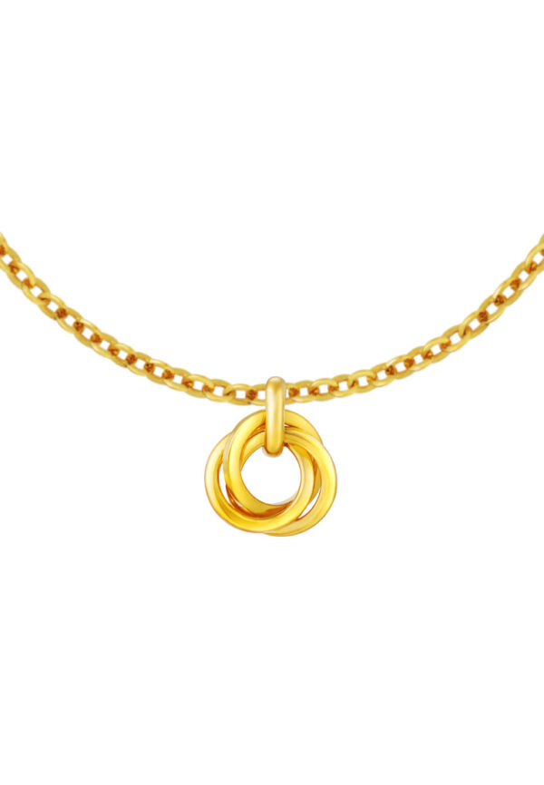 TOMEI Lusso Italia Knot Pendant, Yellow Gold 916