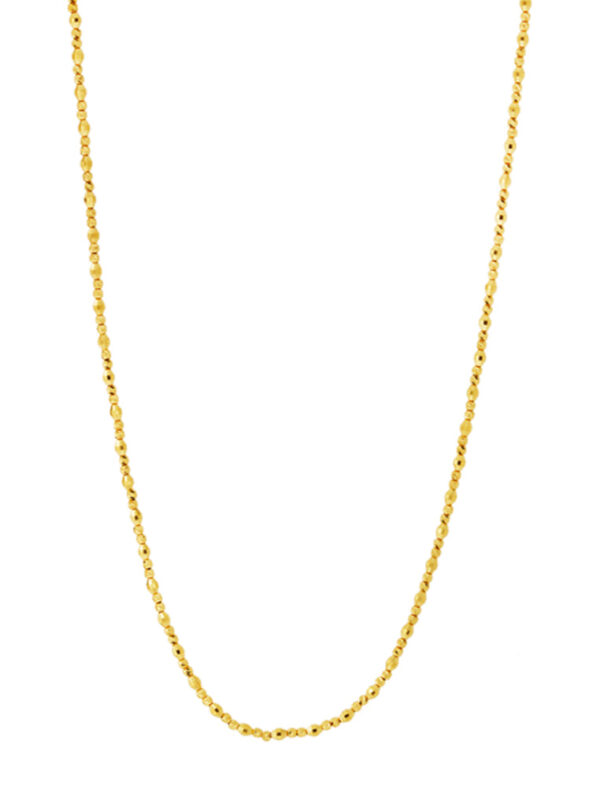 TOMEI Lusso Italia, Balls and Cylindrical Beads Necklace, Yellow Gold 916