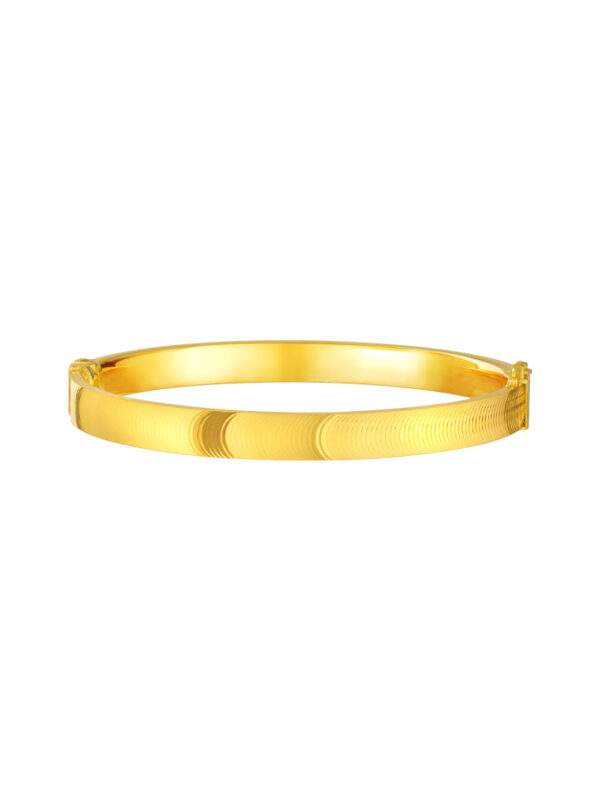 TOMEI Cat Eye Bangle, Yellow Gold 916