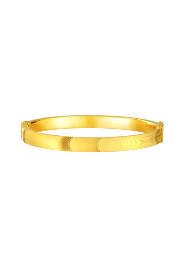 TOMEI Cat Eye Bangle, Yellow Gold 916