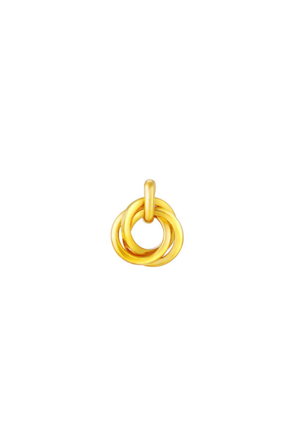 TOMEI Lusso Italia Knot Pendant, Yellow Gold 916