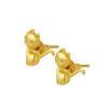 TOMEI Cat Earrings, Yellow Gold 916
