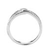 Stringing Style Diamond Ring | Tomei White Gold 375 (9K) (R4361)