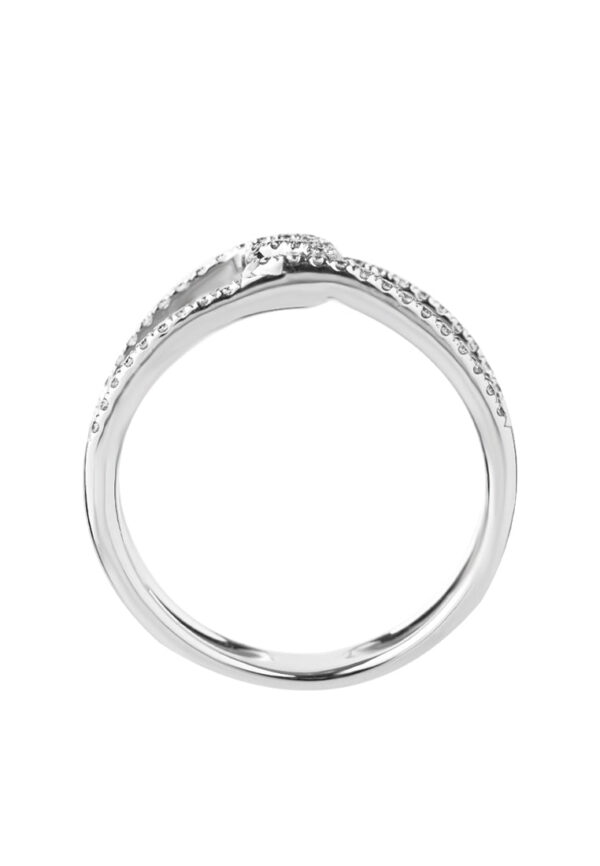 Stringing Style Diamond Ring | Tomei White Gold 375 (9K) (R4361)