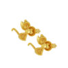 TOMEI Cat Earrings, Yellow Gold 916