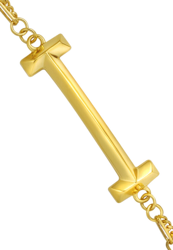 TOMEI Lusso Italia Smiley Sign Bracelet, Yellow Gold 916