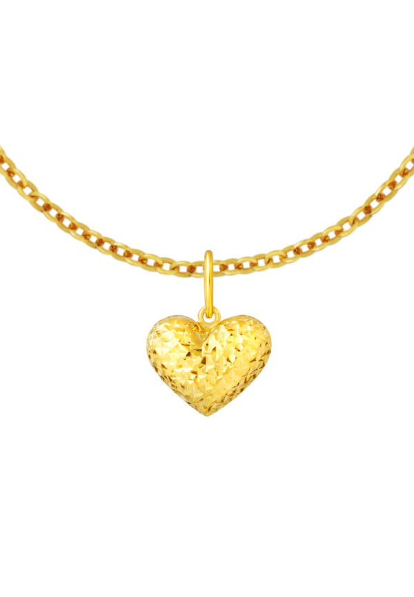 TOMEI Lusso Italia Chubby Love Pendant, Yellow Gold 916