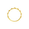 TOMEI Minimalist Crown Ring, Yellow Gold 916