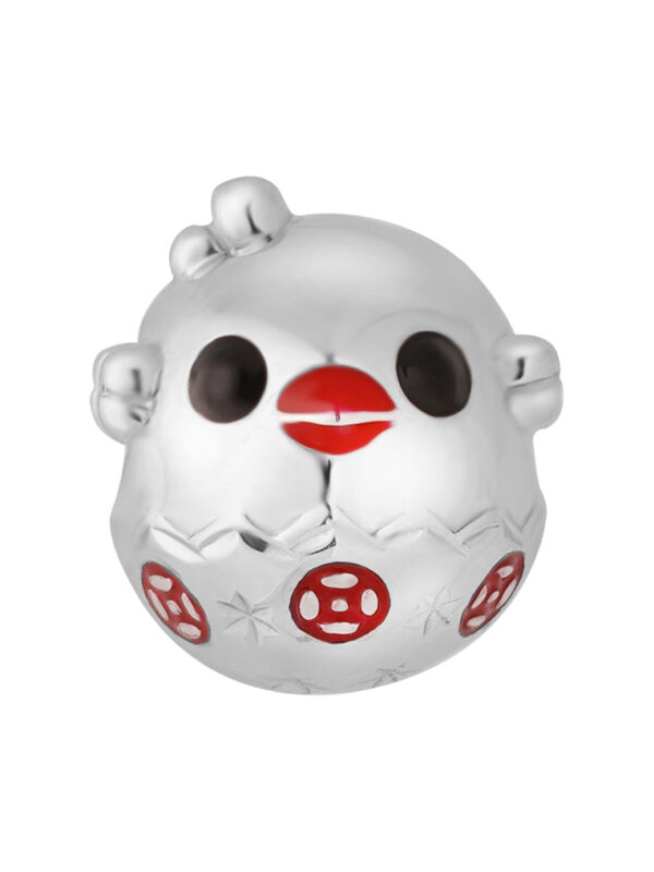 TOMEI Fortune Chick Charm White Gold 585 (14K) (P5806)