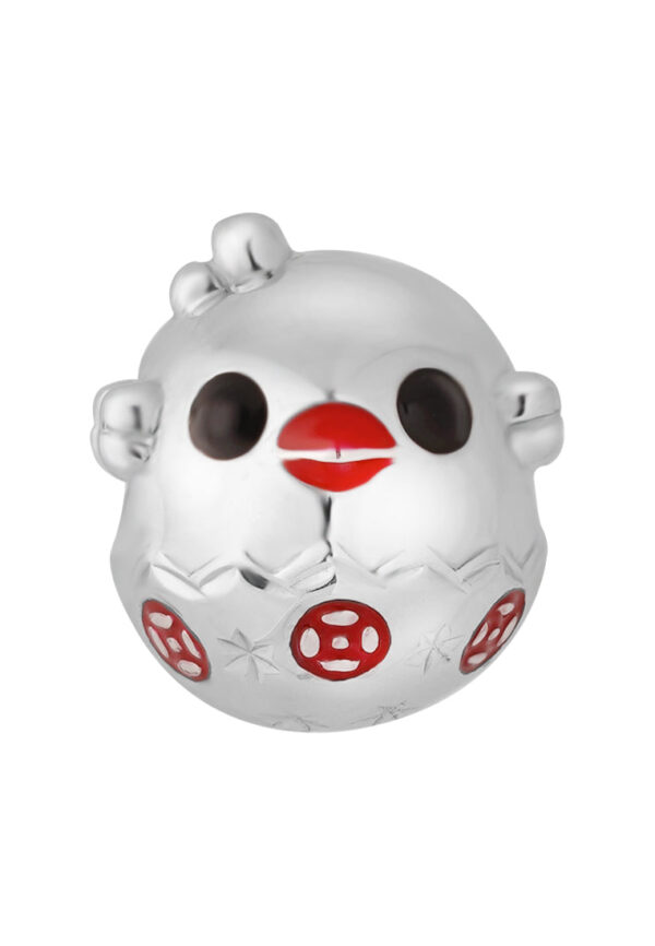 TOMEI Fortune Chick Charm White Gold 585 (14K) (P5806)