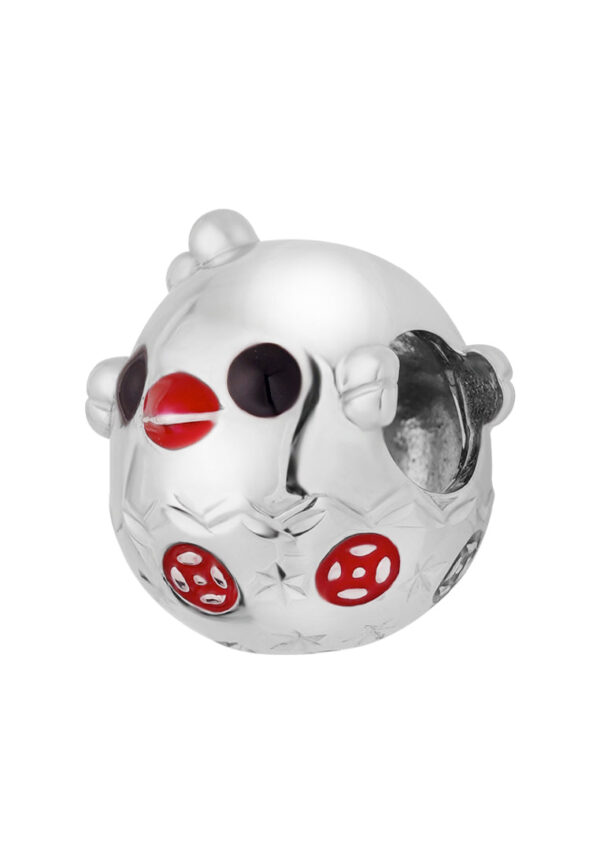 TOMEI Fortune Chick Charm White Gold 585 (14K) (P5806)