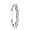 TOMEI Ornately Sophisticated with Luminous Sparks Ring, White Gold 375 (R4097)