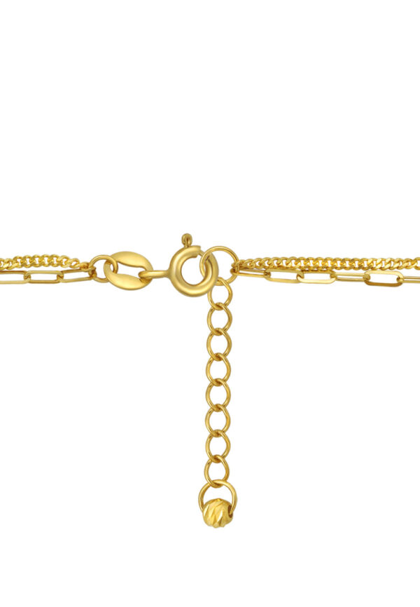 TOMEI Lusso Italia Smiley Sign Bracelet, Yellow Gold 916