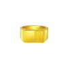 TOMEI Auspicious Men's Ring, Yellow Gold 916