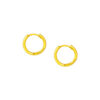TOMEI Lusso Italia Loop Earrings, Yellow Gold 916