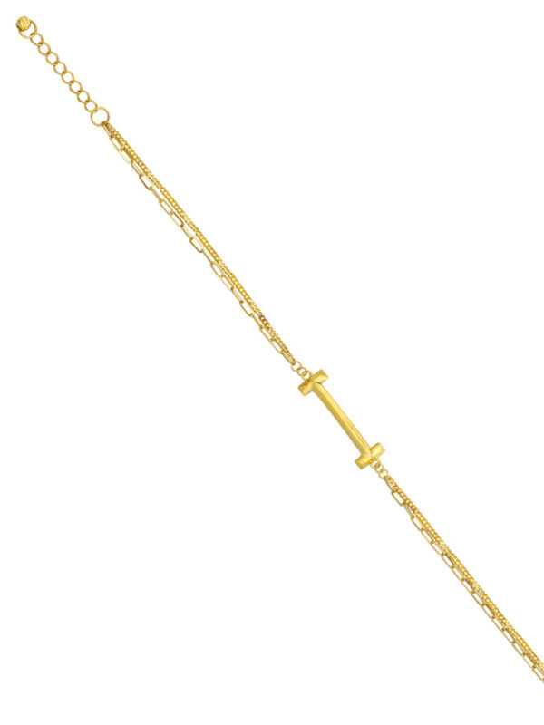 TOMEI Lusso Italia Smiley Sign Bracelet, Yellow Gold 916