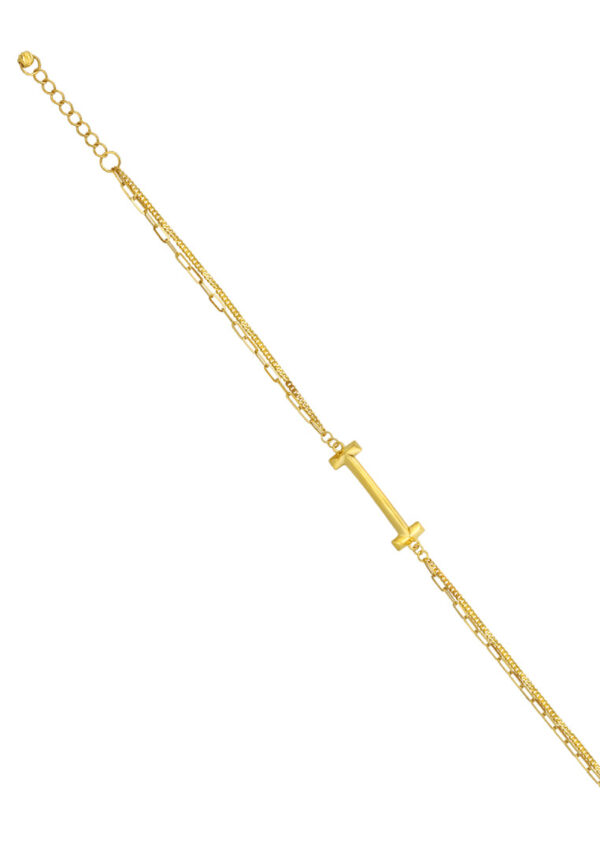 TOMEI Lusso Italia Smiley Sign Bracelet, Yellow Gold 916