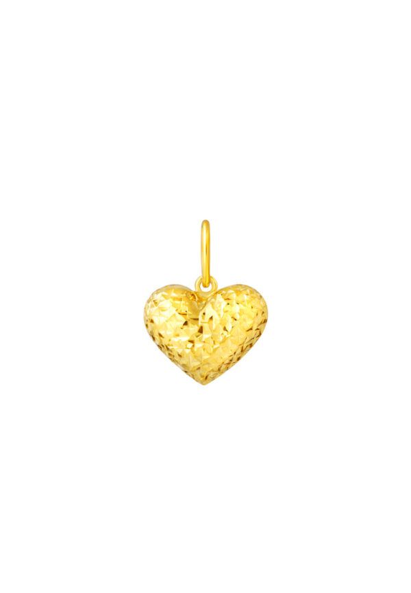 TOMEI Lusso Italia Chubby Love Pendant, Yellow Gold 916