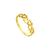 TOMEI Dainty Love Ring, Yellow Gold 916