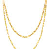 TOMEI Lusso Italia Necklace, Yellow Gold 916