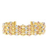 TOMEI Lusso Italia Tri-Tone Layered Bracelet, Yellow Gold 916