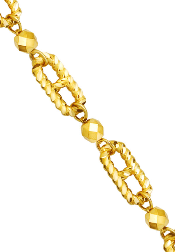 TOMEI Lusso Italia Twist-Linked Bracelet, Yellow Gold 916
